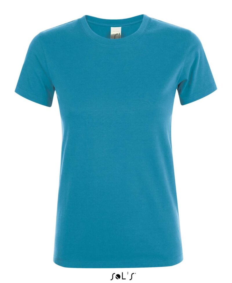 REGENT SOL'S ROUND - COLLAR WOMEN T-SHIRT - Θαλασσί