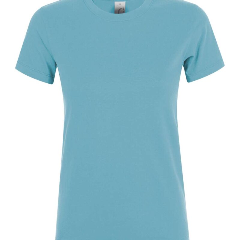 so01825-atoll_blue-a1 REGENT SOL'S ROUND - COLLAR WOMEN T-SHIRT - Ατολλικό Μπλε