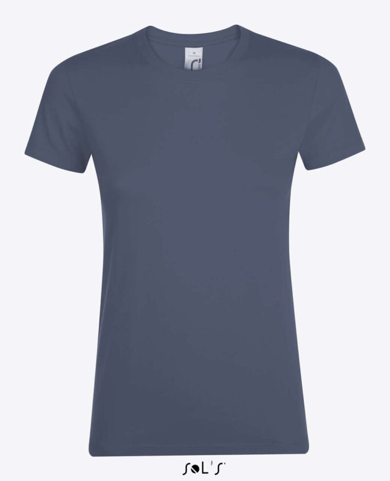 REGENT SOL'S ROUND - COLLAR WOMEN T-SHIRT - Μπλε μαρίν