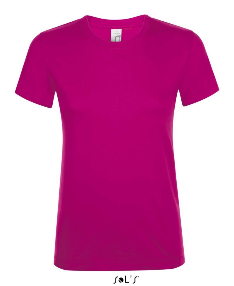 REGENT SOL'S ROUND - COLLAR WOMEN T-SHIRT - Φούξια
