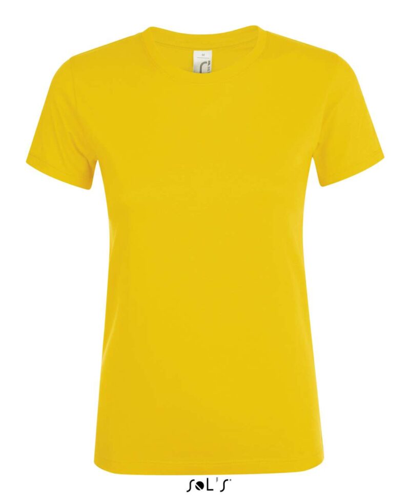 REGENT SOL'S ROUND - COLLAR WOMEN T-SHIRT - χρυσό