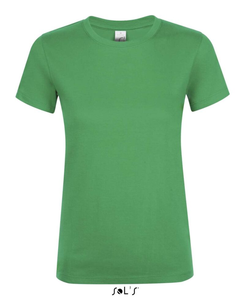 REGENT SOL'S ROUND - COLLAR WOMEN T-SHIRT - πράσινο του Κέλι