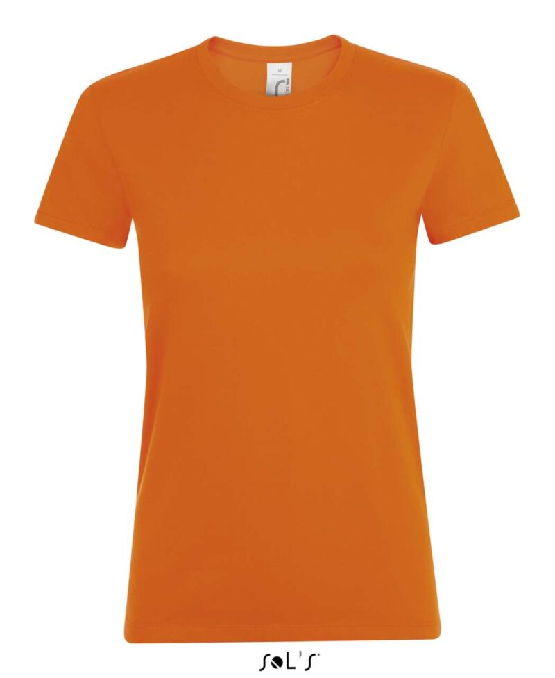 REGENT SOL'S ROUND - COLLAR WOMEN T-SHIRT - πορτοκαλί