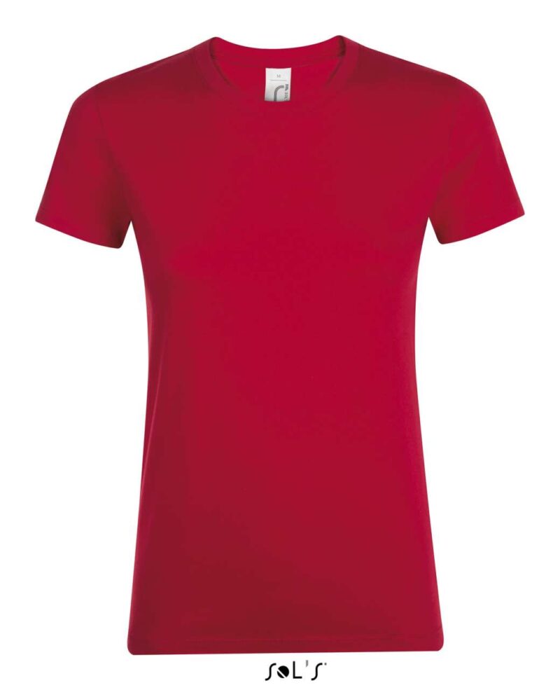 REGENT SOL'S ROUND - COLLAR WOMEN T-SHIRT - Κόκκινο