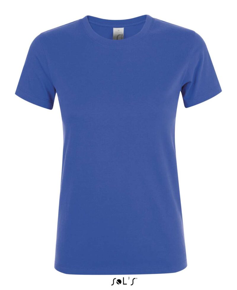REGENT SOL'S ROUND - COLLAR WOMEN T-SHIRT - Βασιλικό μπλε