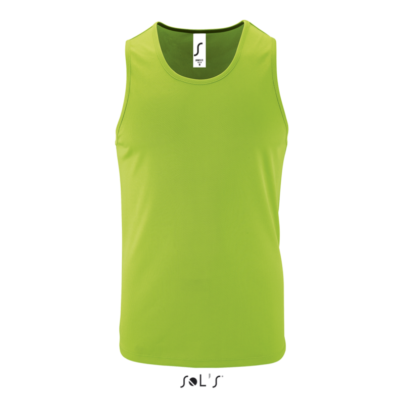 so02073-neon_green-a1 SOL'S SPORTY TT MEN - SPORTS TANK TOP - Νέον Πράσινο