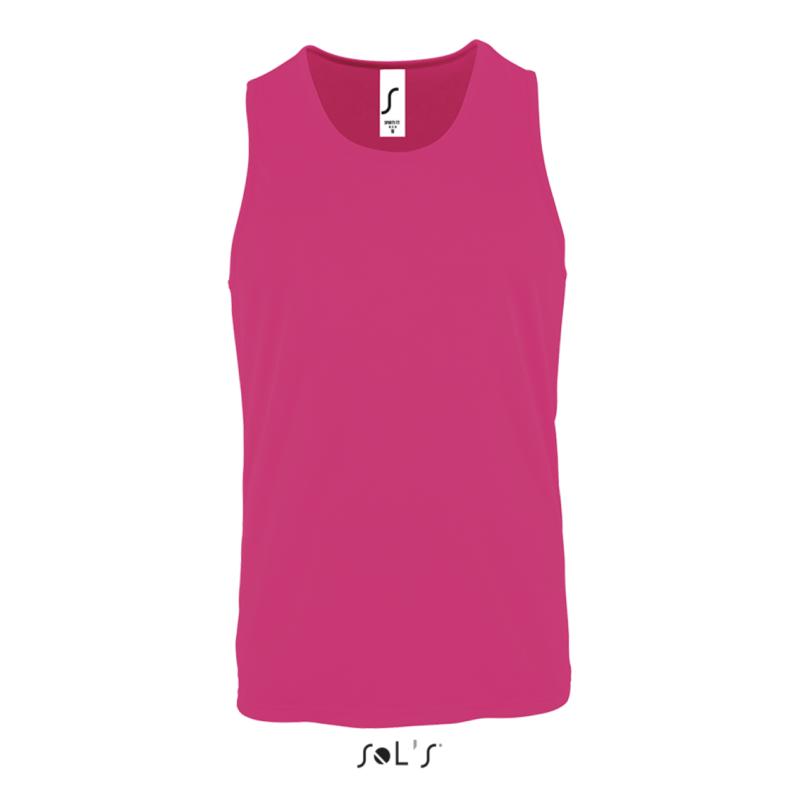 so02073-neon_pink_2-a1 SOL'S SPORTY TT MEN - SPORTS TANK TOP - Neon Pink 2