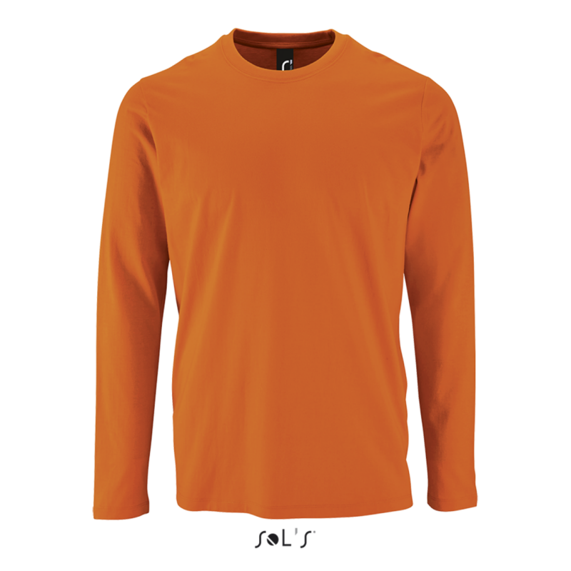 so02074-orange-a1 SOL'S IMPERIAL LONG-SLEEVE T-SHIRT - LSL MEN - πορτοκαλί