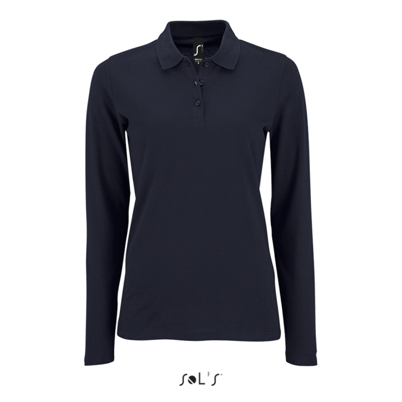 SOL'S PERFECT LSL WOMEN - LONG-SLEEVE Πικέ POLO SHIRT - Γαλλικό ναυτικό