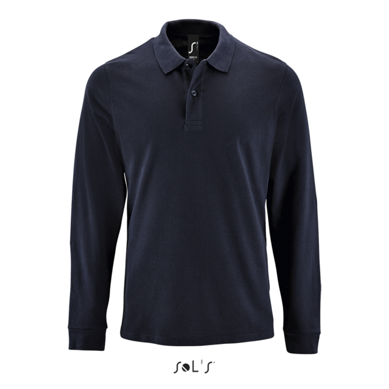 SOL'S PERFECT LSL MEN - LONG-SLEEVE PIQUÉ POLO SHIRT - Γαλλικό ναυτικό