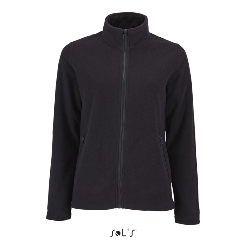 SOL'S NORMAN FLEECE - WOMEN JACKET PLAIN - Μαύρο