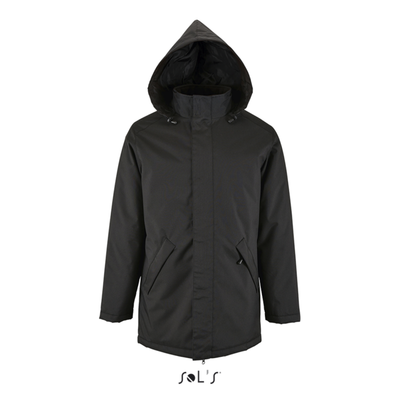 SOL'S ROBYN - UNISEX JACKET WITH PADDED LINING - Μαύρο