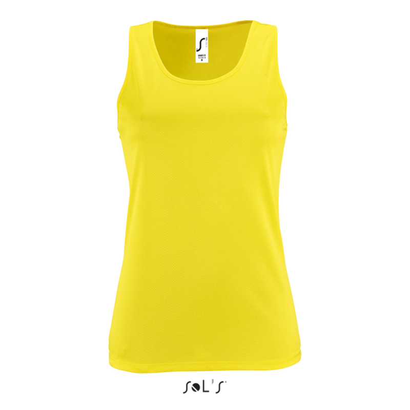 so02117-neon_yellow-a1 SOL'S SPORTY TT WOMEN - SPORTS TANK TOP - Νέον Κίτρινο