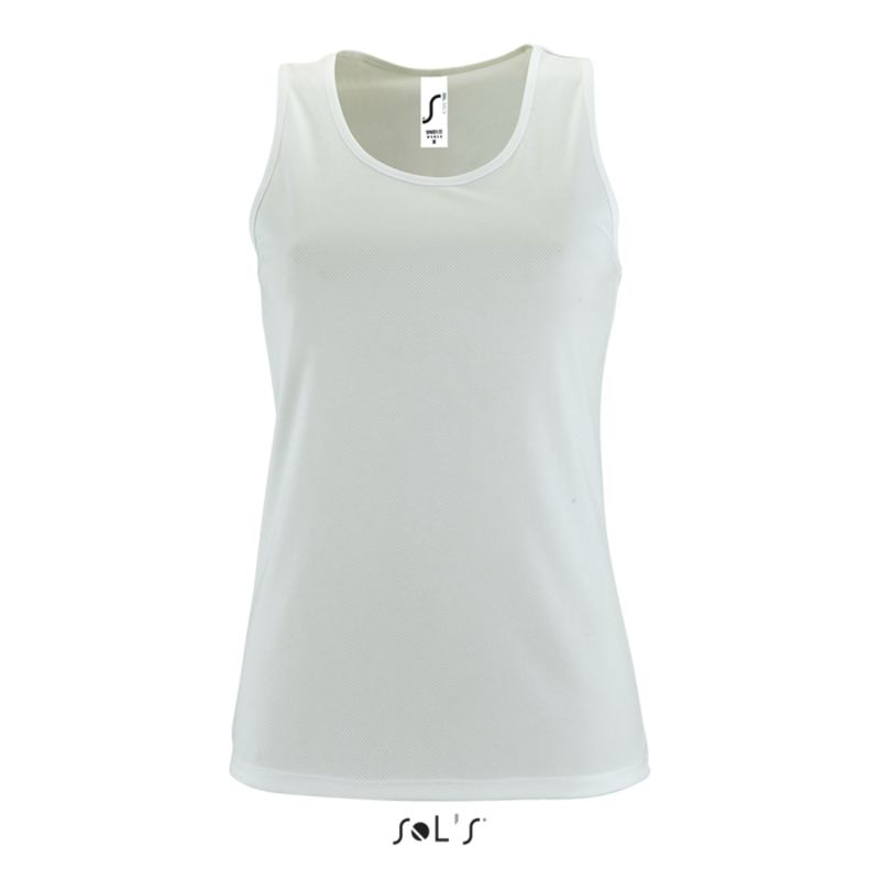so02117-white-a1 SOL'S SPORTY TT WOMEN - SPORTS TANK TOP - Λευκό
