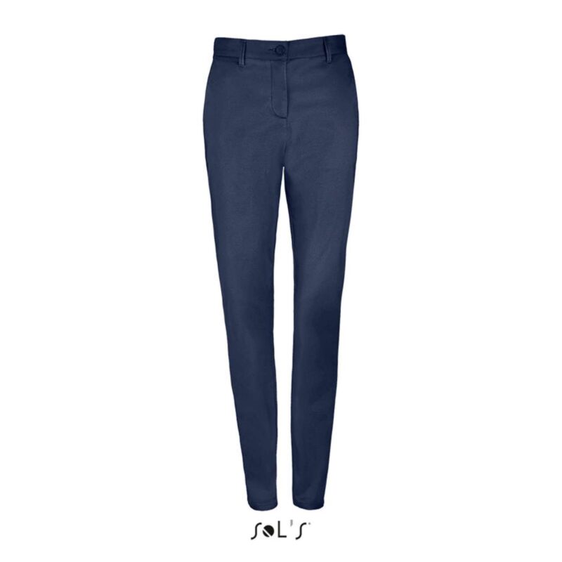 so02918-french_navy-a1 SOL'S JARED TROUSERS - STRETCH WOMEN SATIN - Γαλλικό ναυτικό