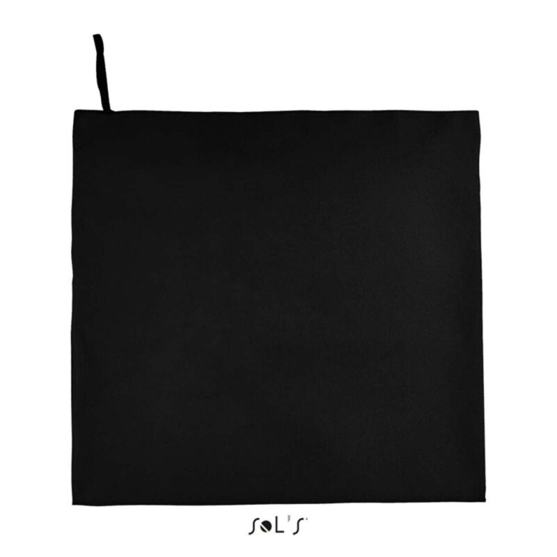 so02936-black-a1 SOL'S ATOLL 100 - MICROFIBRE TOWEL - Μαύρο