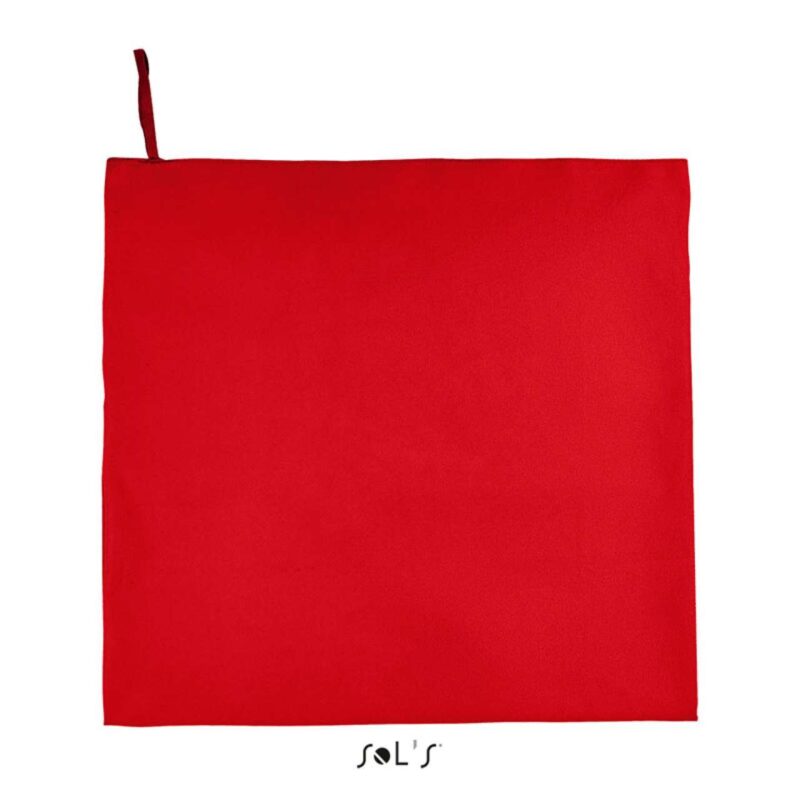 so02936-red-a1 SOL'S ATOLL 100 - MICROFIBRE TOWEL - Κόκκινο
