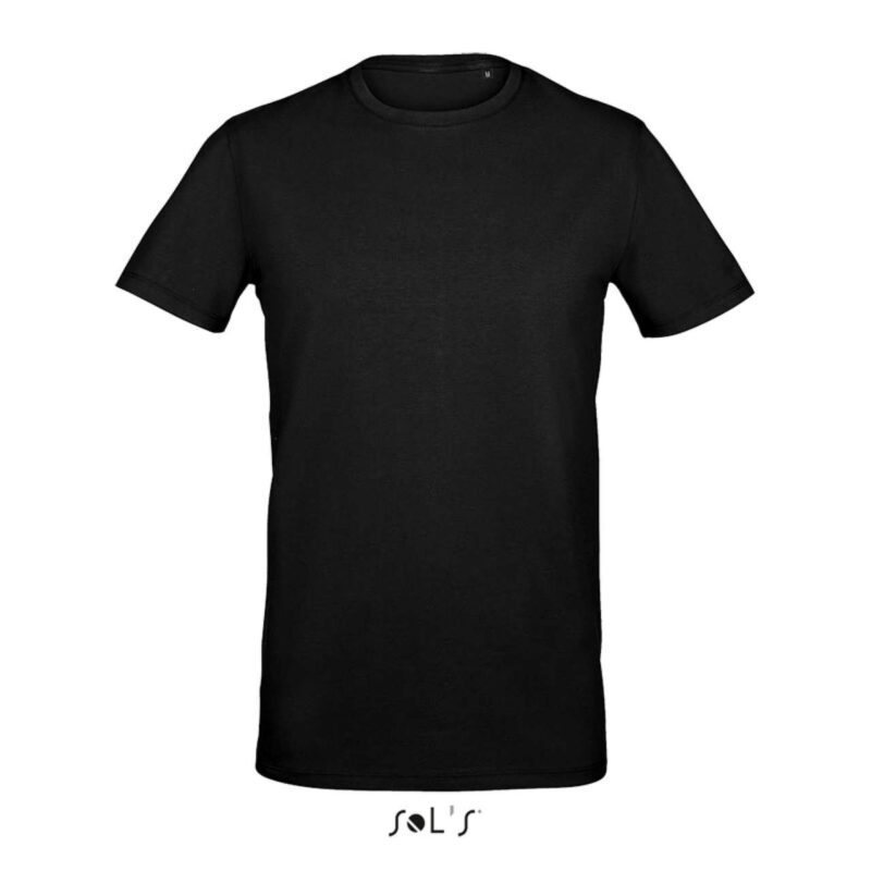so02945-deep_black-a1 SOL'S MILLENIUM MEN - ROUND-NECK T-SHIRT - Βαθύ Μαύρο