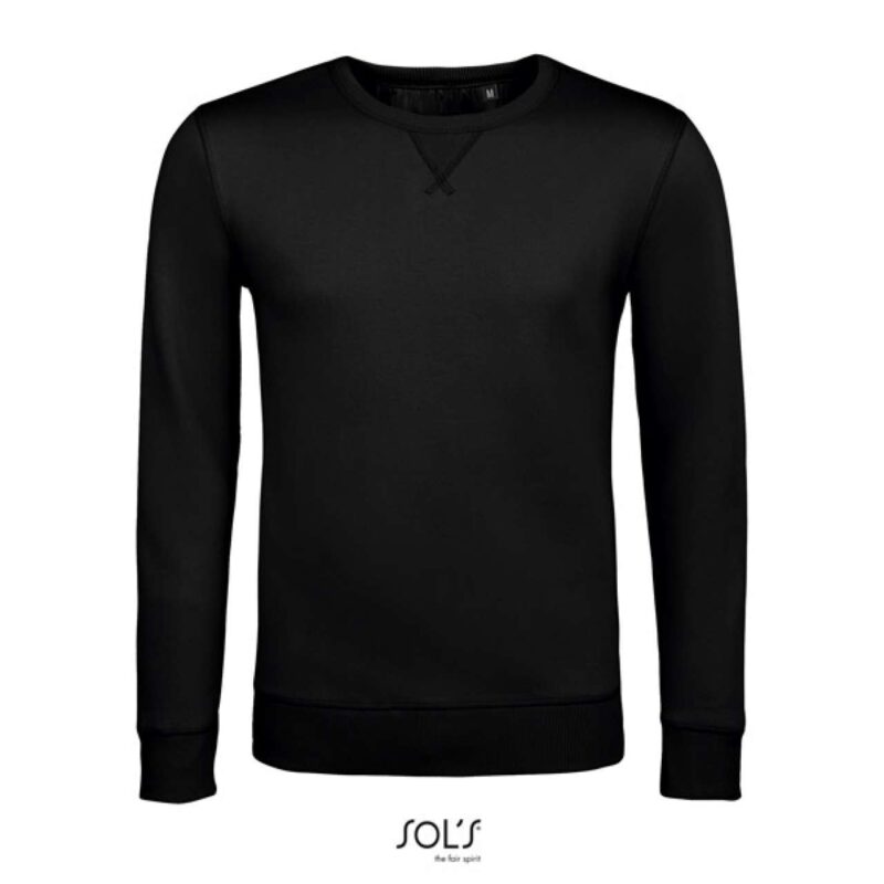 so02990-black-a1 SOL'S SULLY - SWEATSHIRT ROUND-NECK για MEN - Μαύρο