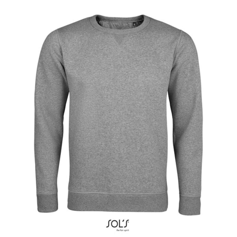 so02990-grey_melange-a1 SOL'S SULLY - SWEATSHIRT ROUND-NECK για MEN - 75% Cotton/20% Polyester/5% Viscose