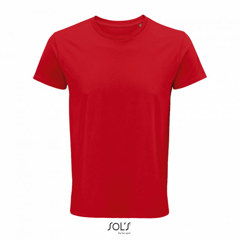 so03582-red-a1 SOL'S CRUSADER MEN - T-SHIRT ROUND-NECK FITTED JERSEY - Κόκκινο