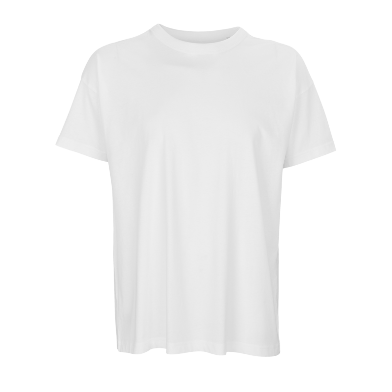 so03806-white-a2 OVERSIZED BOXY T-SHIRT για MEN SOL'S - Λευκό