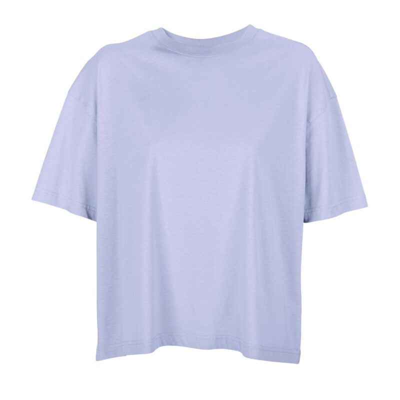 WOMEN BOXY T-SHIRT OVERSIZED της SOL'S - λιλά