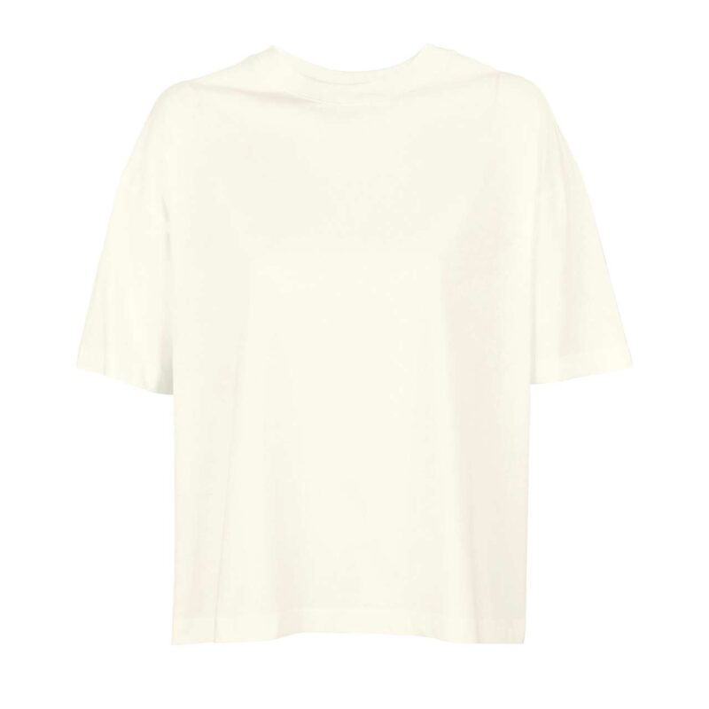 WOMEN BOXY T-SHIRT OVERSIZED της SOL'S - Off White