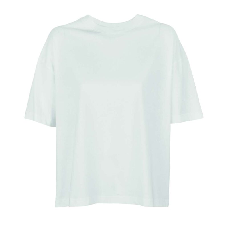 WOMEN BOXY T-SHIRT OVERSIZED της SOL'S - Λευκό