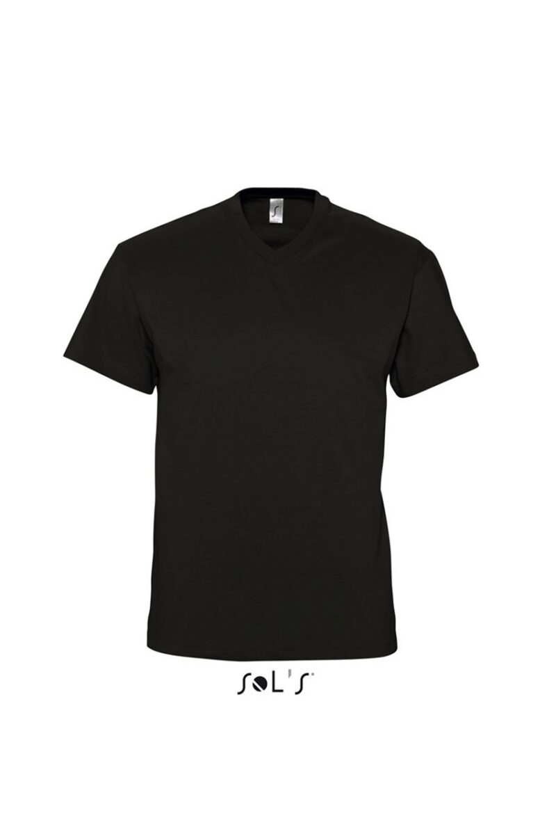 VICTORY T-SHIRT - SOL'S V-NECK Ανδρικό - Βαθύ Μαύρο