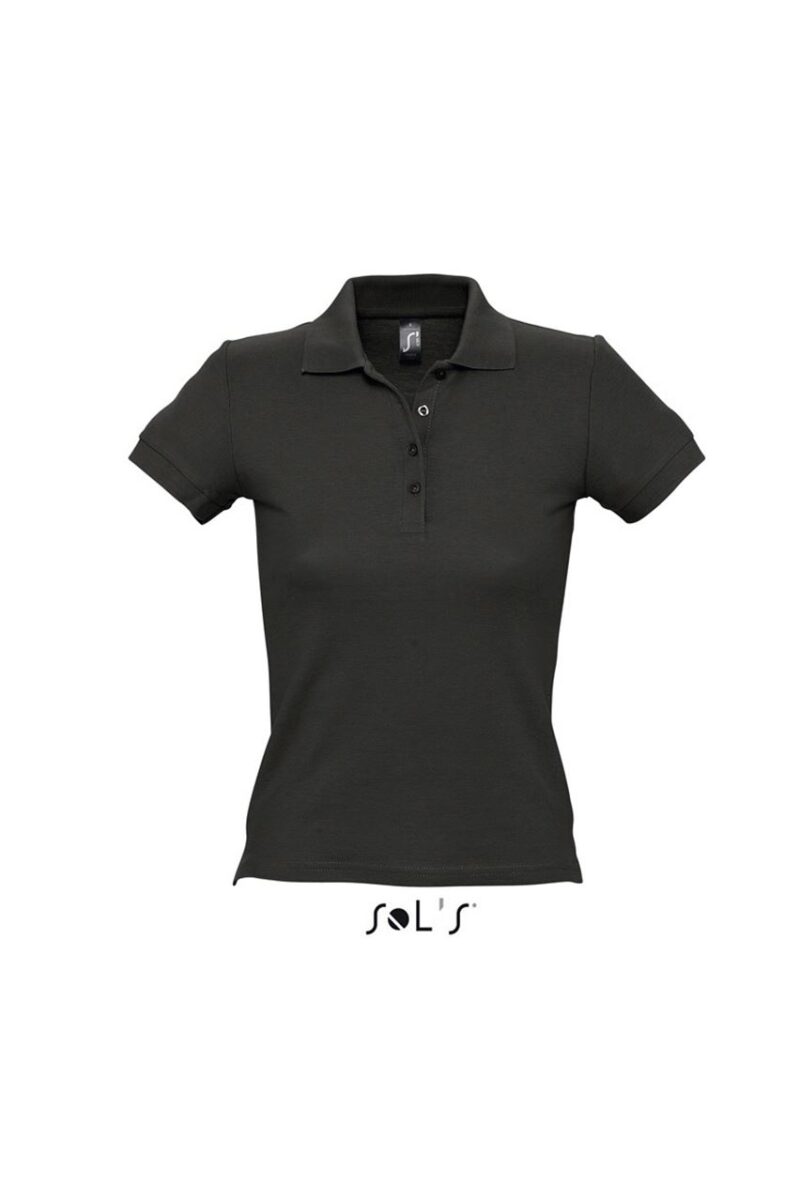 so11310-black-a SOL'S PEOPLE - POLO SHIRT WOMEN - Μαύρο