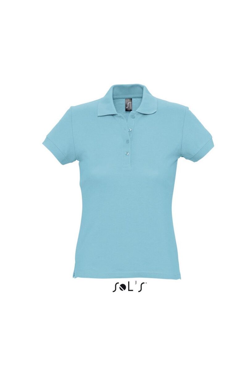 so11338-atoll_blue-a SOL'S PASSION - WOMEN'S POLO SHIRT - Ατολλικό Μπλε