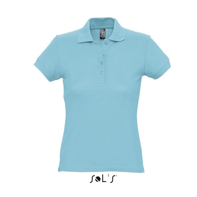 so11338-atoll_blue-a SOL'S PASSION - WOMEN'S POLO SHIRT - Ατολλικό Μπλε