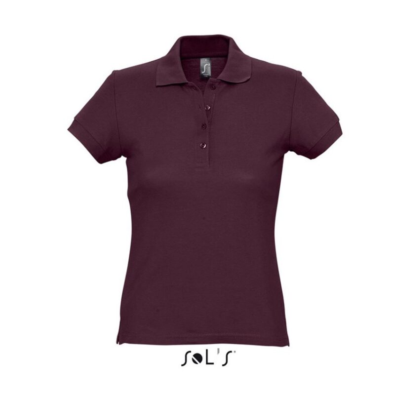 SOL'S PASSION - WOMEN'S POLO SHIRT - μπορντό