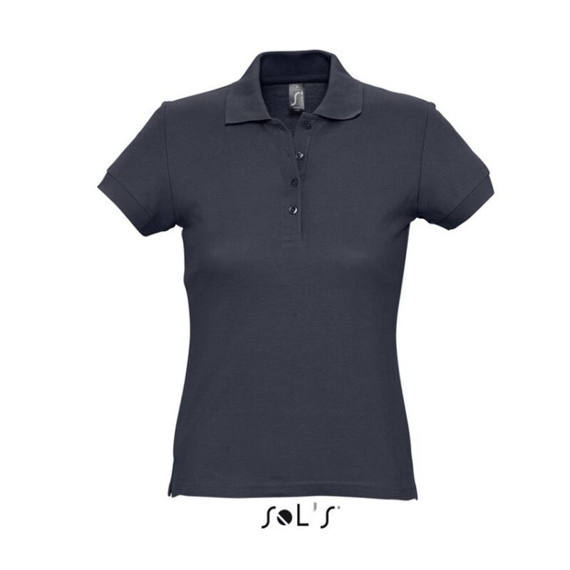 so11338-navy-a SOL'S PASSION - WOMEN'S POLO SHIRT - Μπλε μαρίν