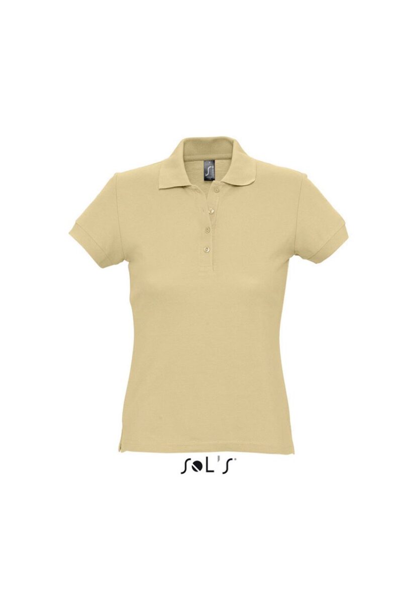 so11338-sand-a SOL'S PASSION - WOMEN'S POLO SHIRT - άμμου