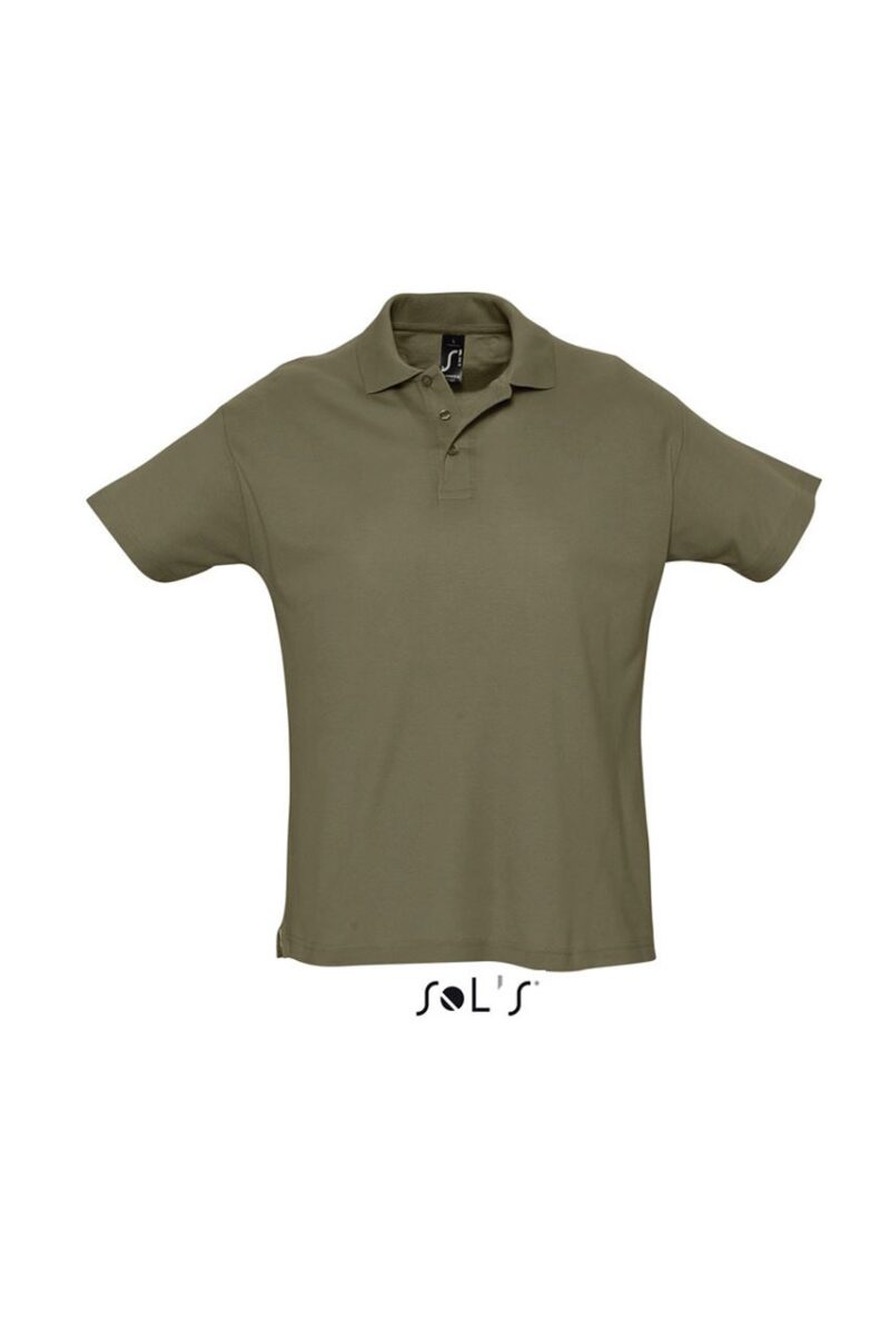so11342-army-a SUMMER SHIRT II - SOL'S MEN POLO - χακί