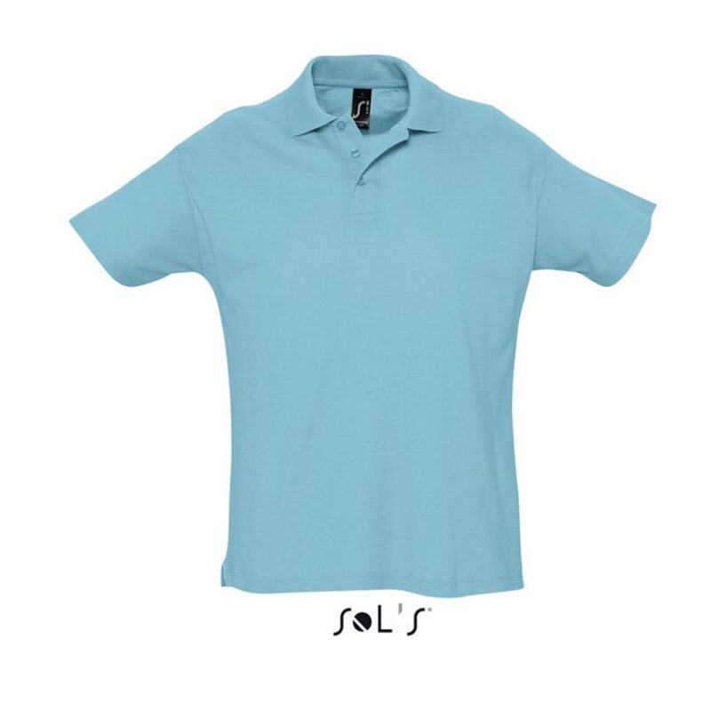 so11342-atoll_blue-a SUMMER SHIRT II - SOL'S MEN POLO - Ατολλικό Μπλε