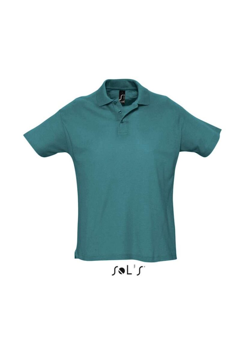SUMMER SHIRT II - SOL'S MEN POLO - Πετρόλ
