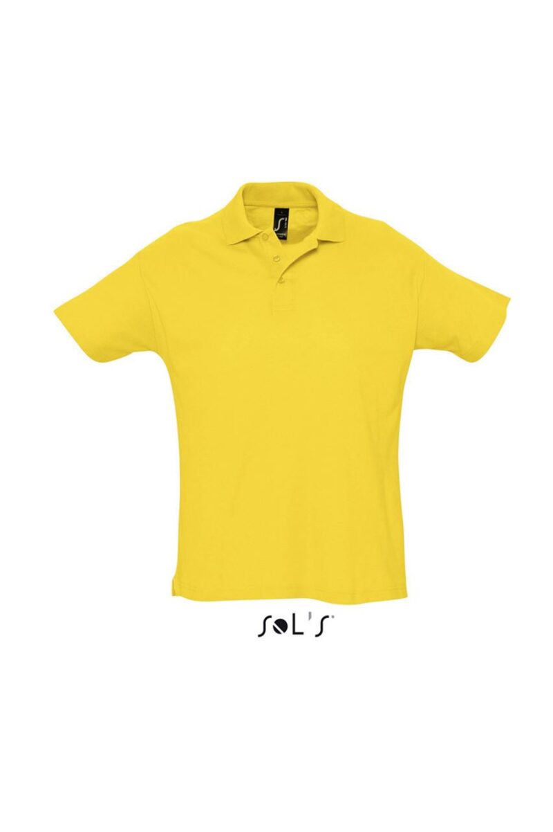 so11342-gold-a SUMMER SHIRT II - SOL'S MEN POLO - χρυσό