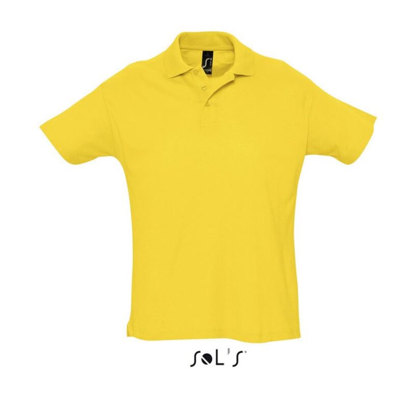 so11342-gold-a SUMMER SHIRT II - SOL'S MEN POLO - χρυσό