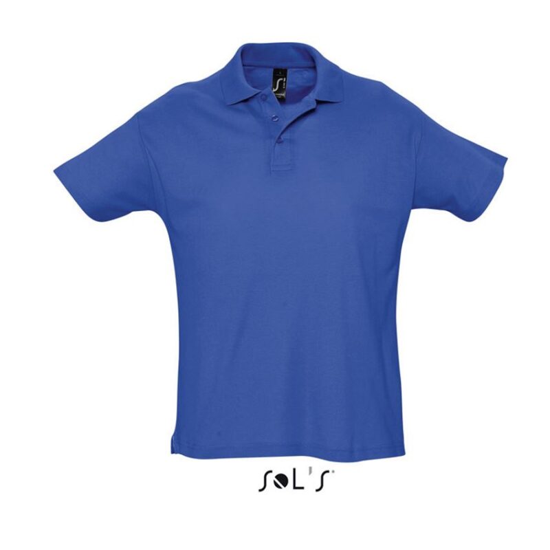 so11342-royal_blue-a SUMMER SHIRT II - SOL'S MEN POLO - Βασιλικό μπλε