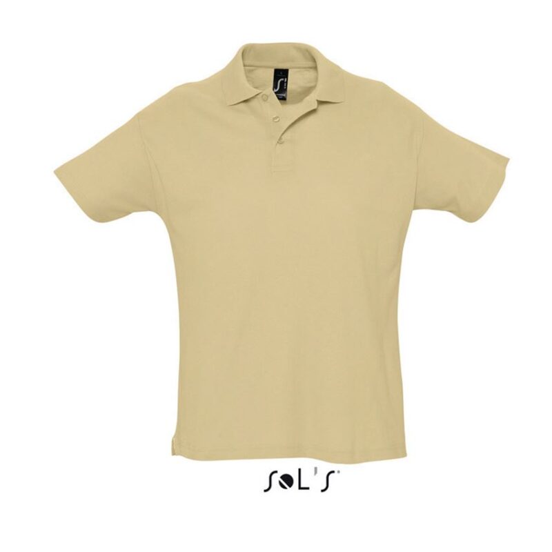 so11342-sand-a SUMMER SHIRT II - SOL'S MEN POLO - άμμου