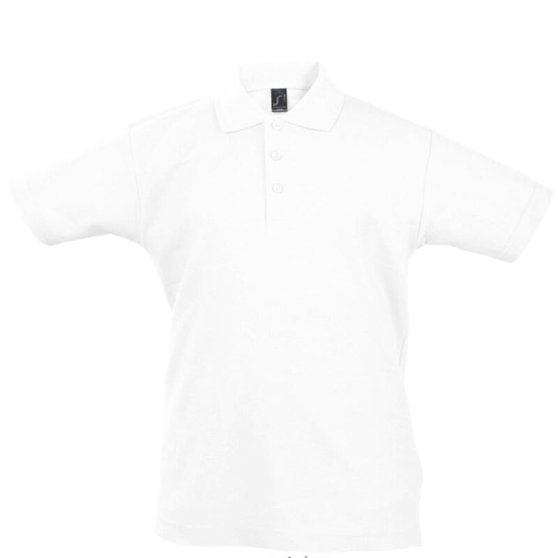 so11344-white-a SOL'S SUMMER II KIDS' - POLO SHIRT - Λευκό