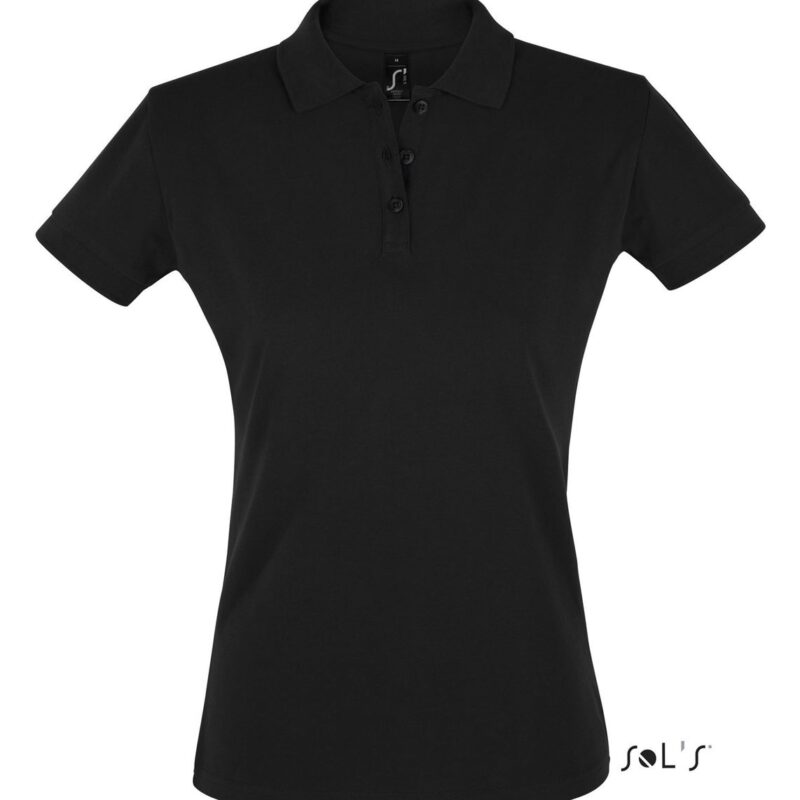 so11347-black-a SOL'S PERFECT WOMEN - POLO SHIRT - Μαύρο