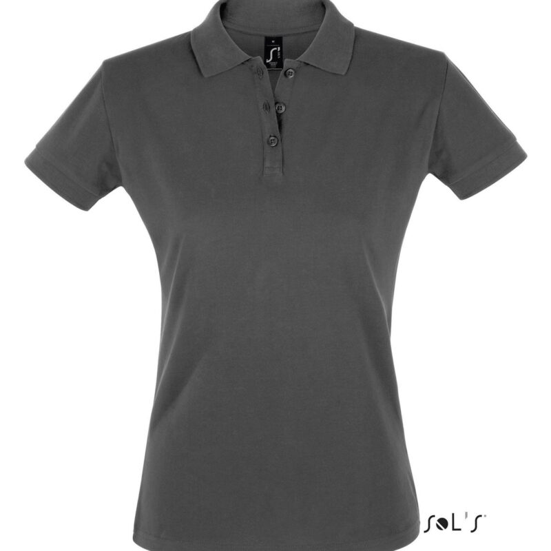 so11347-dark_grey-a SOL'S PERFECT WOMEN - POLO SHIRT - Σκούρο Γκρι