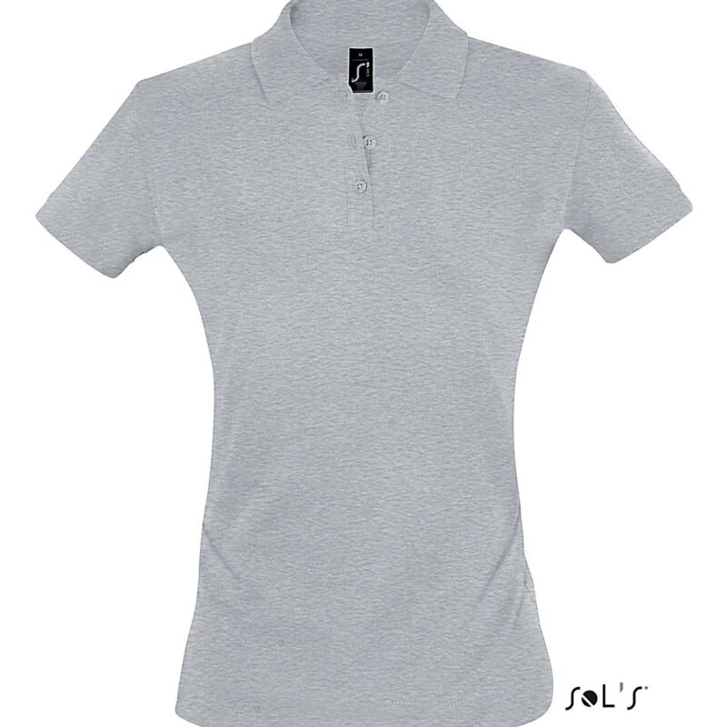 so11347-grey_melange-a SOL'S PERFECT WOMEN - POLO SHIRT - 85% Βαμβάκι/15% Βισκόζη
