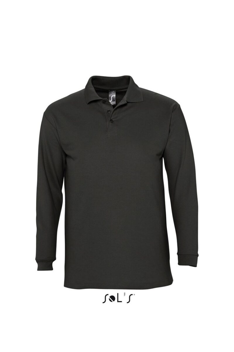 SOL'S WINTER II - MEN'S POLO SHIRT - Μαύρο