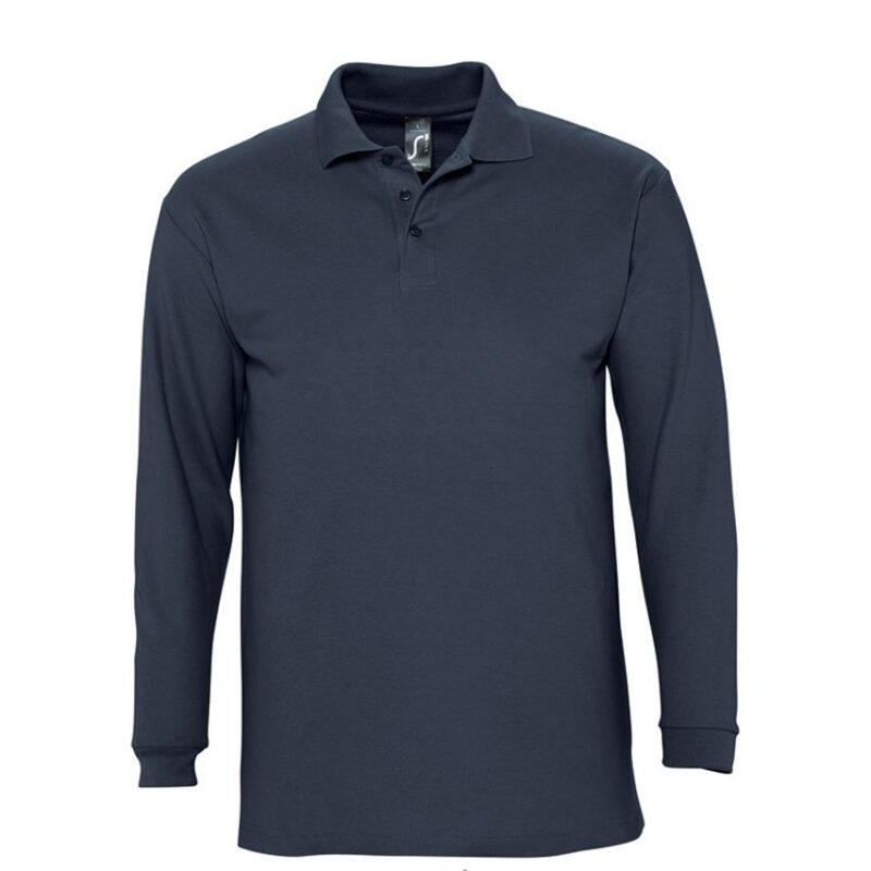 so11353-navy-a SOL'S WINTER II - MEN'S POLO SHIRT - Μπλε μαρίν
