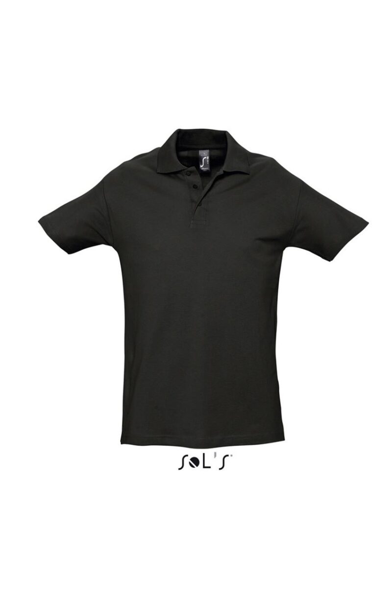 so11362-black-a SOL'S SPRING II - SOL'S MEN POLO SHIRT - Μαύρο